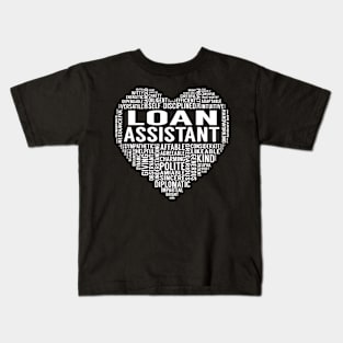 Loan Assistant Heart Kids T-Shirt